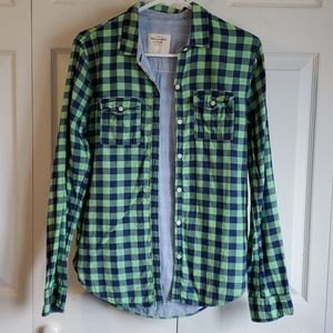 Abercrombie & Fitch plaid long sleeve
